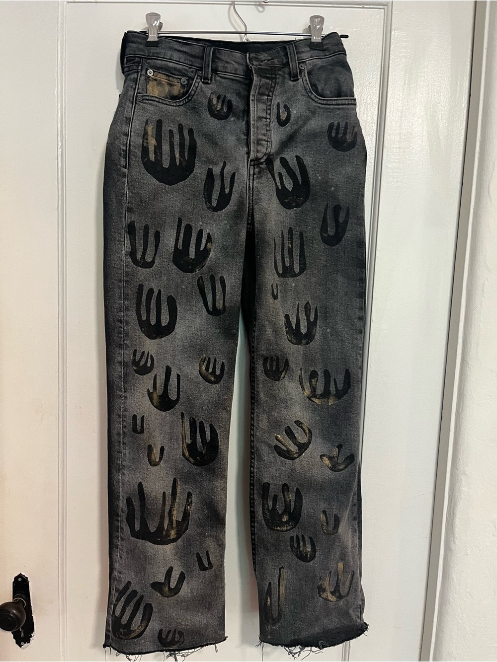 Aritzia Denim Forum Hand Decorated